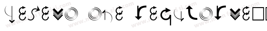 Yeseva One RegularVe字体转换